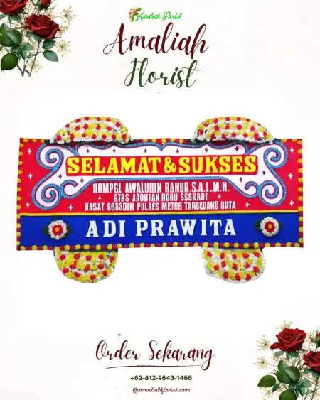 Papan Bunga Ucapan Selamat Jolotundo